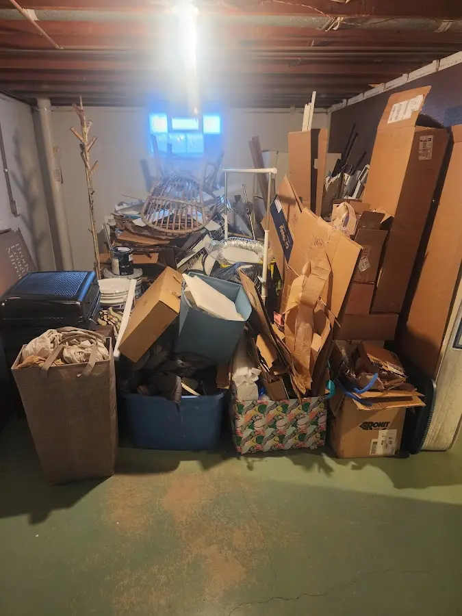 Roll-off dumpster container at job site for Construction Dumpster Rental in South Burlington